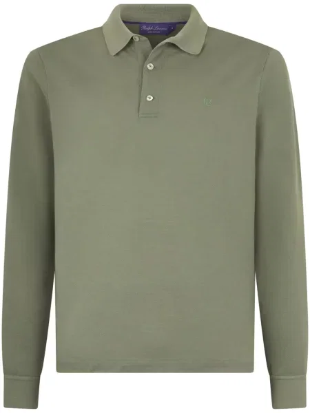 Polo Ralph Lauren Purple Label cu broderie verde