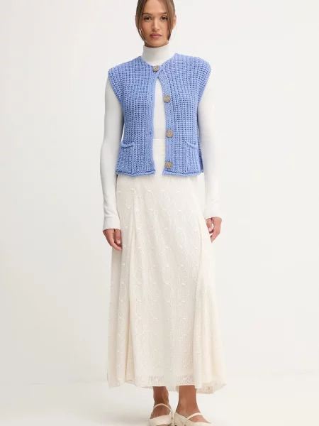 Pedro del Hierro kamizelka ciepły niebieski