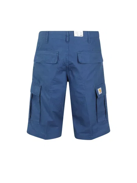 Krótkie szorty cargo Carhartt Wip niebieskie