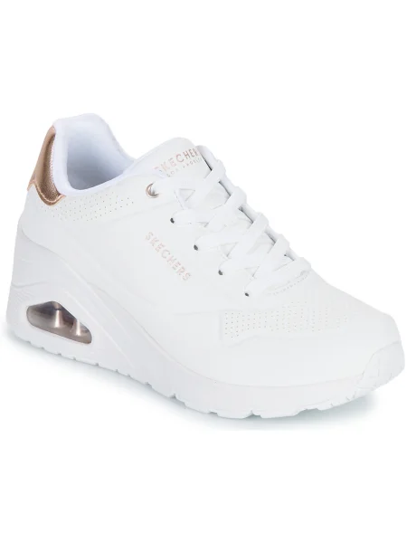 Éksarkú félcipő Skechers fehér