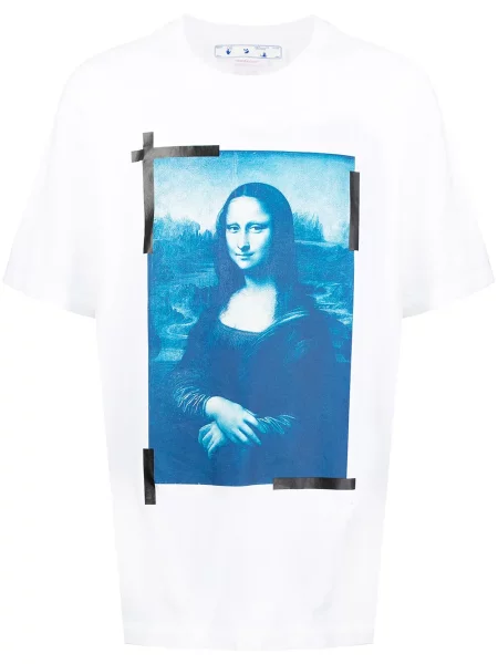 Tricou Off-white cu imagine