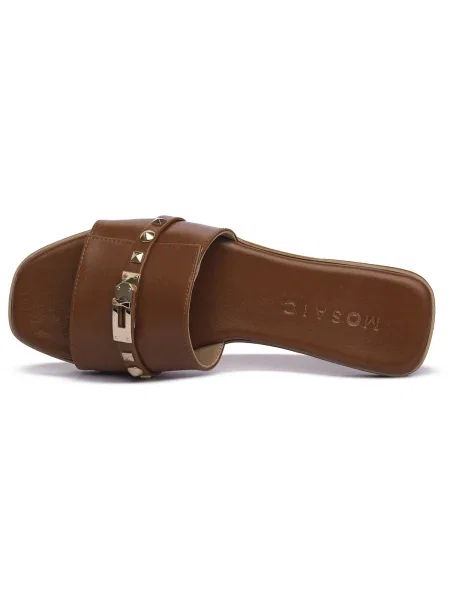 Pantofi Mosaic maro
