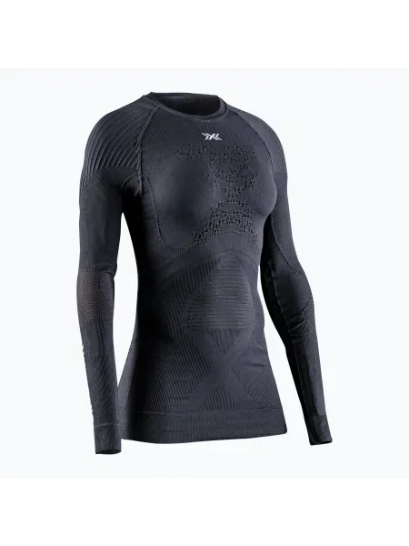 Női thermo hosszú ujjú felső X-Bionic Energy Accumulator opal black/arctic white. Méret: XS fehér
