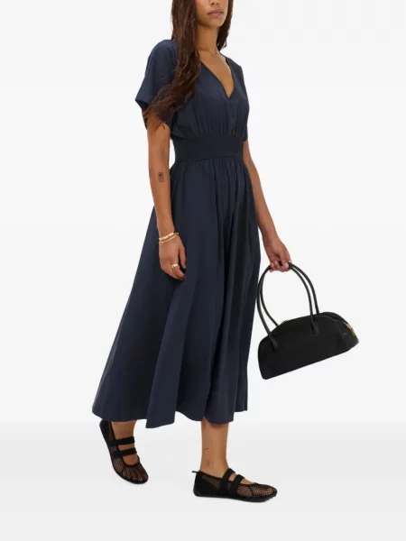 Midi suknelė Sweaty Betty v formos iškirpte mėlyna