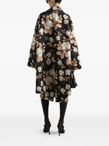 Palton Dolce & Gabbana cu imagine negru