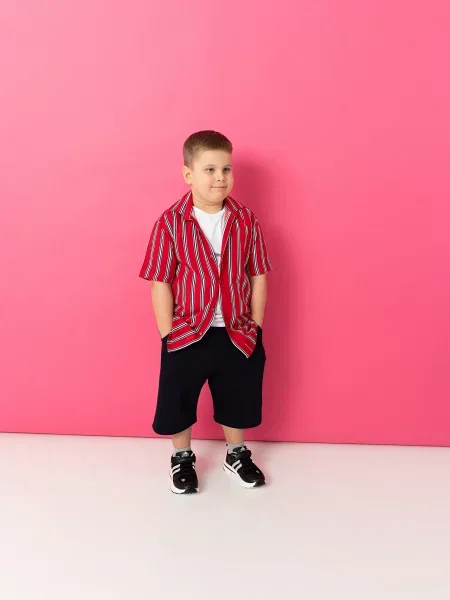 Дитячий Костюм YUMSTER бавовна/віскоза червоний