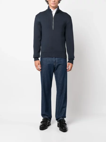Sweter Tom Ford wełniany niebieski