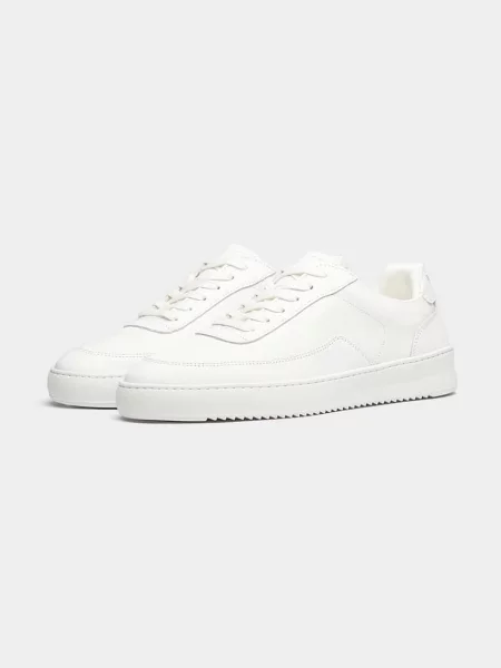 Usnjene superge Filling Pieces Mondo Ripple Nappa bela