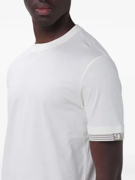 Ριγέ μπλούζα Armani Exchange λευκό