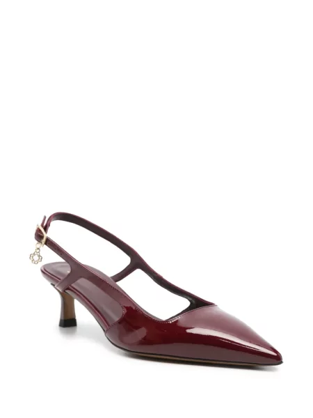 Pantofi cu toc Maje slingback roșu