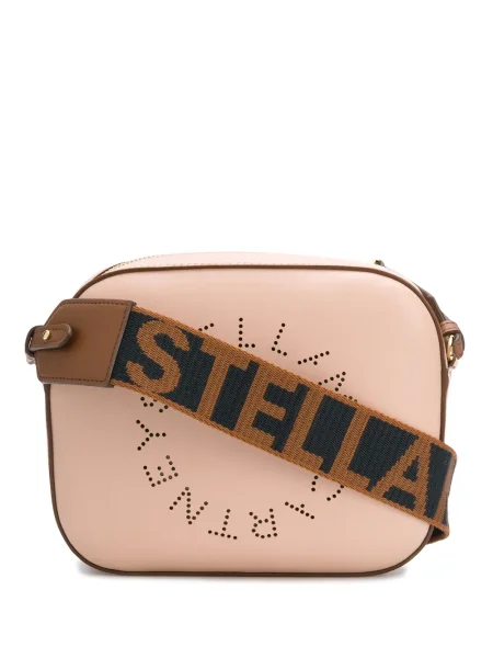 Geantă de mână Stella Mccartney cu autograf roz