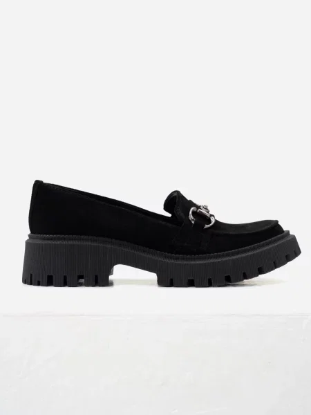 Замшеві Лофери ISSA Plus чорний