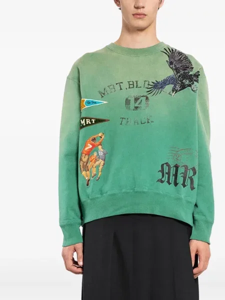 Суитчър Khoki с принт зелено