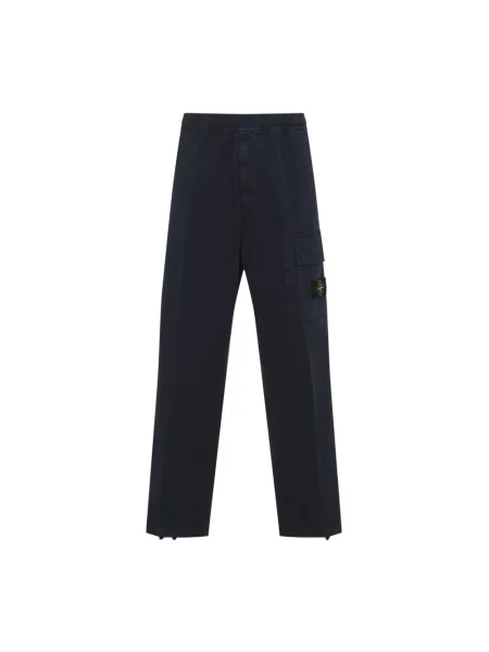 Spodnie cargo Stone Island z kamieniami niebieskie