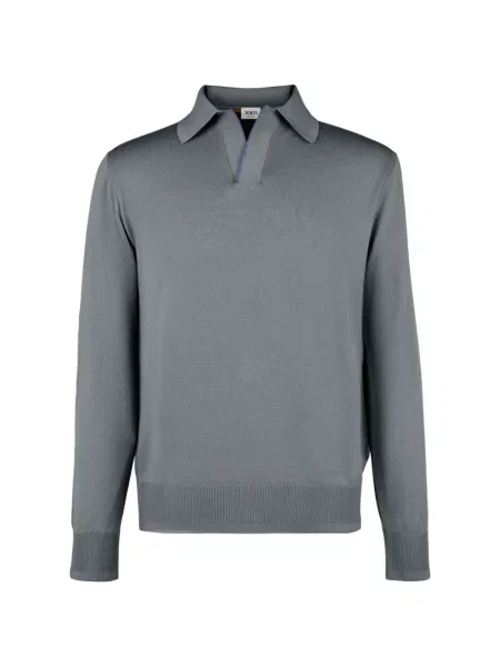 Tricou polo Tod's de lână gri