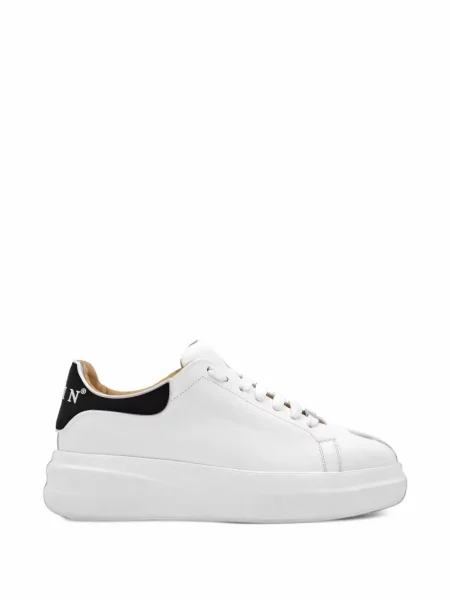 Top Philipp Plein din piele alb