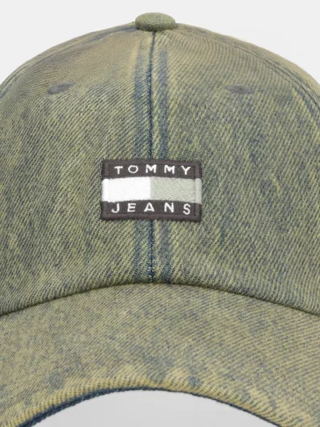Tommy Jeans Jeans baseball kapa zelena
