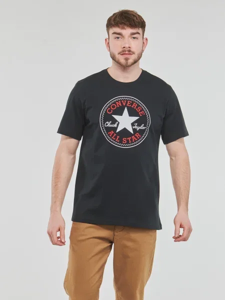 Klasické tričko Converse čierna