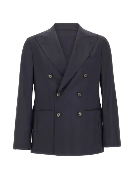 Sacou Montecore cu două rânduri de nasturi albastru