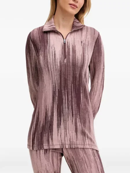 Top Icebreaker z nadrukiem różowy