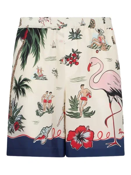 Pantaloni scurți Dsquared2 cu imagine