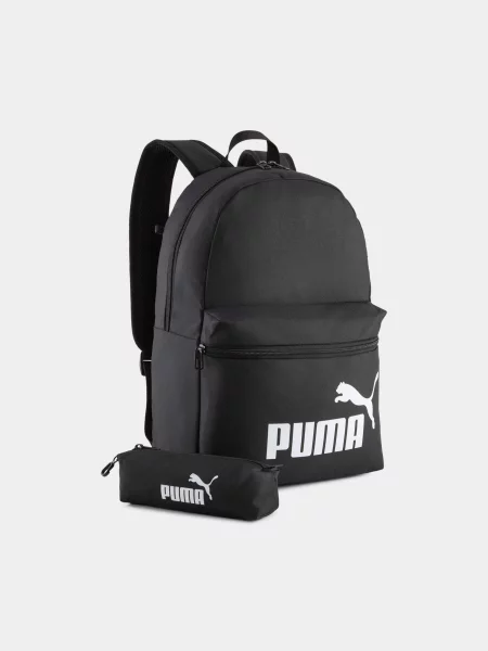 PUMA Phase Backpack Set Повсякденний рюкзак Унісекс Комбінований верх чорний