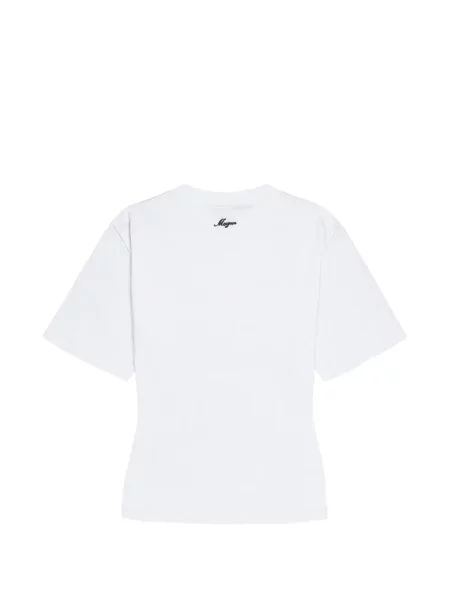 Tricou Msgm din dantelă alb