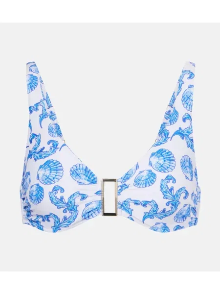 Bikini Melissa Odabash z nadrukiem niebieski