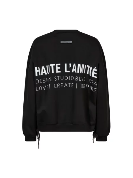 Bluza Haute L'amitié wiązana czarna