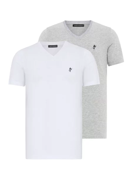 Jacey Quinn Majica siva bela