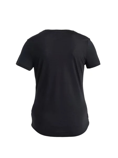ICEBREAKER Tricou funcțional Sphere III Scoop' negru