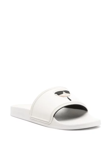 Papuci Karl Lagerfeld alb