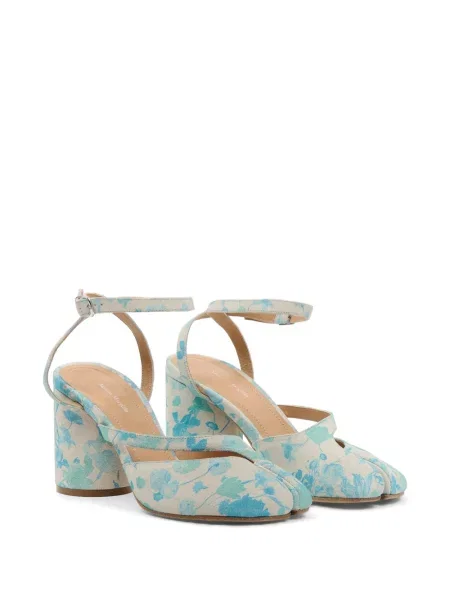 Pantofi cu toc Maison Margiela cu model floral cu imagine