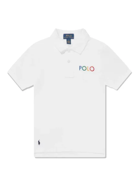 Koszulka polo dziecięca Polo Ralph Lauren biała