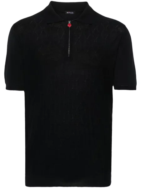 Polo Kiton tricotate albastru
