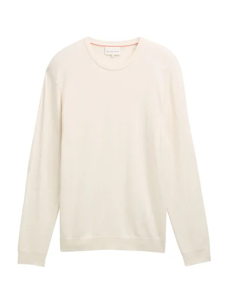 TOM TAILOR Pulover kremna