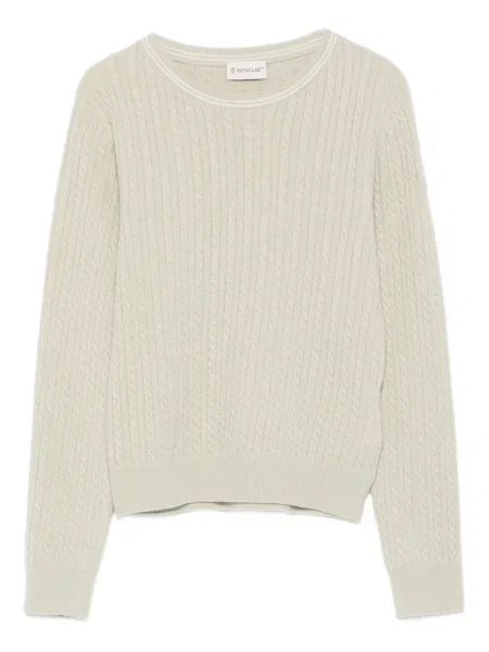 Sweter dziecięcy Moncler Enfant zielony