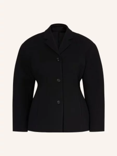 Jil Sander Marynarka schwarz czarna