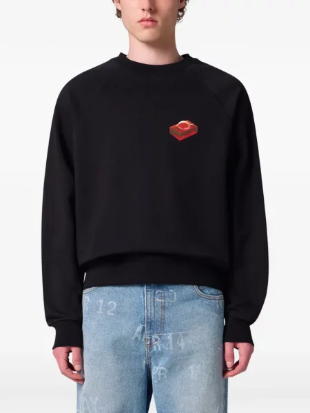 Pulover Msgm cu imagine negru