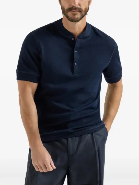 Polo Brunello Cucinelli albastru