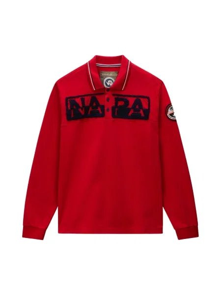 NAPAPIJRI Tricou ARCHIVE bleumarin roșu