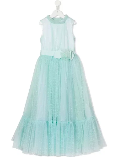 Sukienka dziecięca Marchesa Couture zielona