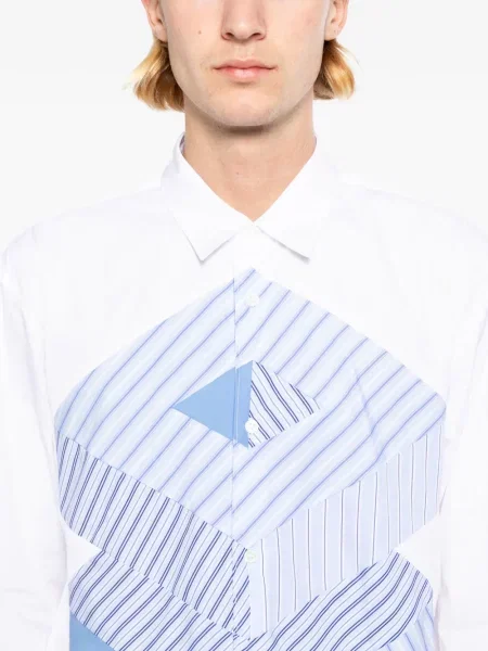 Prugasta košulja Comme Des Garçons Shirt bijela