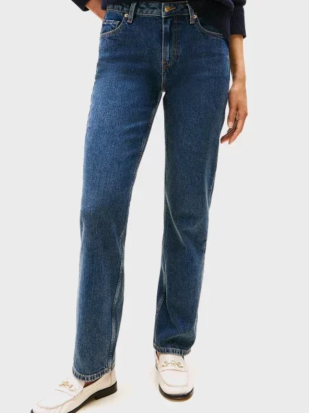 Класичні прямі джинси Tommy Hilfiger сині