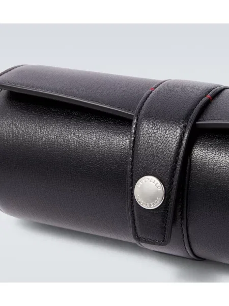 Ceas Brunello Cucinelli din piele negru