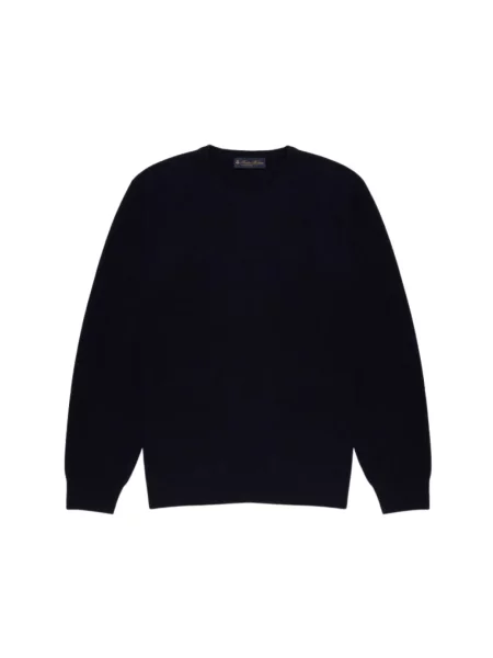 Sweter Brooks Brothers z kaszmiru niebieski
