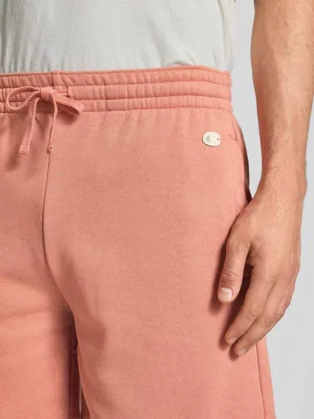 Szorty dresowe o kroju relaxed fit z plakietką z logo model ' Champion
