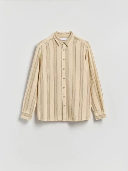 Reserved Cămașă regular fit din bej