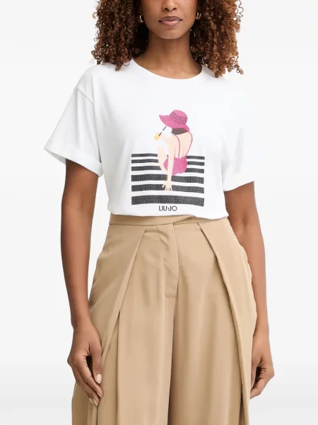 Tricou Liu Jo cu imagine alb