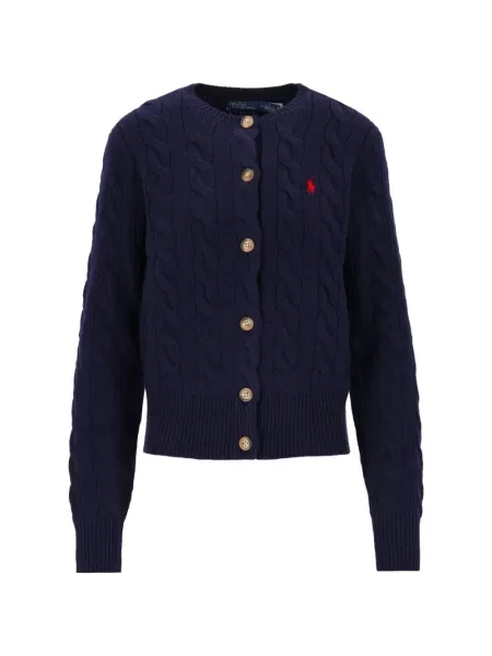 Cardigan Polo Ralph Lauren de lână albastru